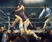 George Wesley Bellows Dempsey and Firpo oil